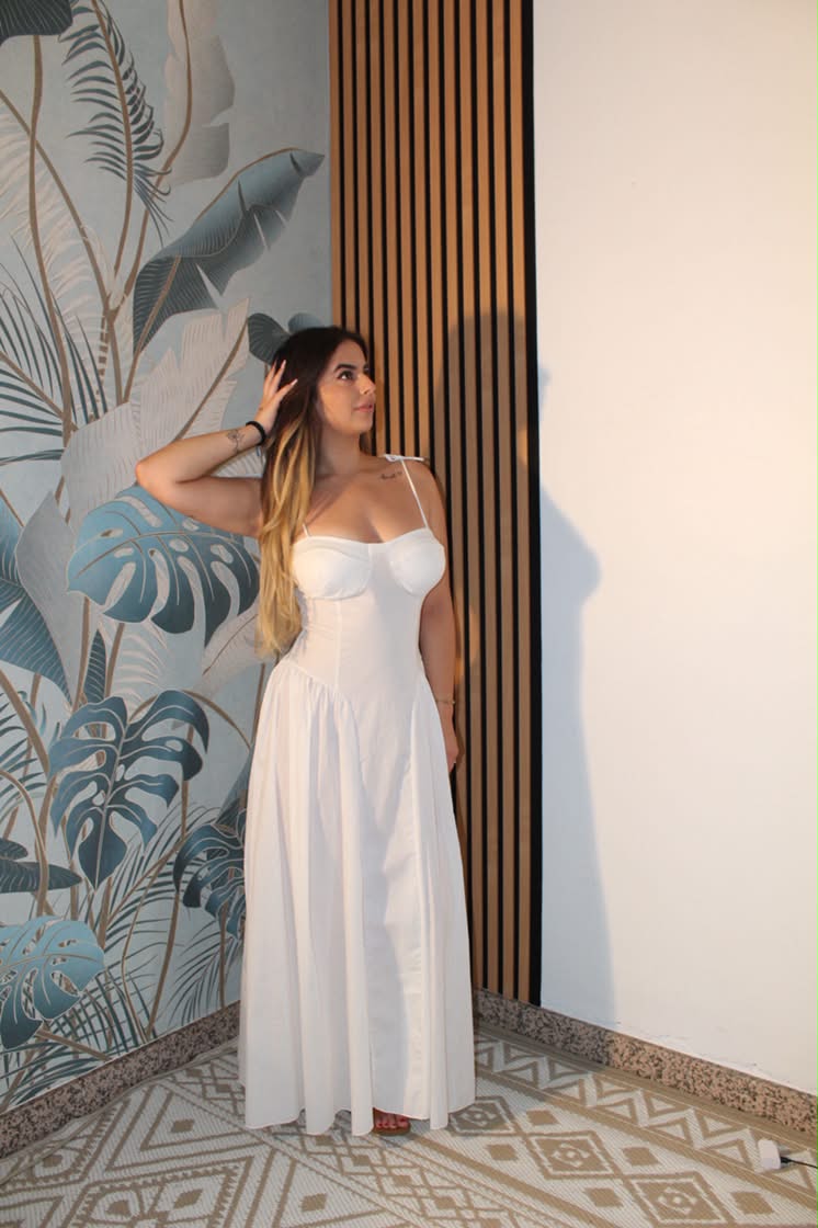 Maxi dress bustier